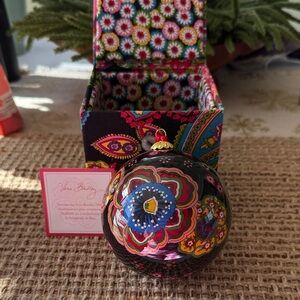 Vera Bradley Symphony in Hue Ornament with box
